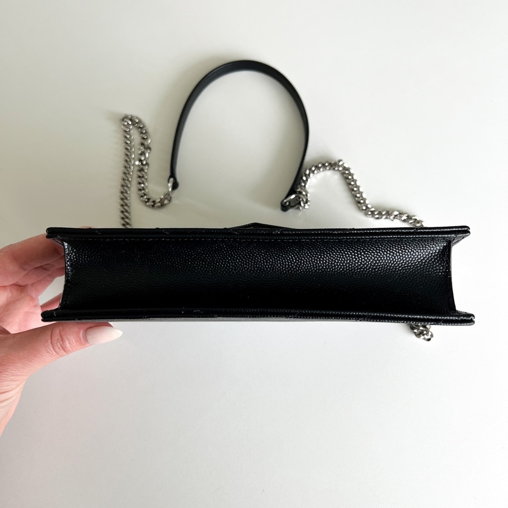 Saint Laurent Cassandre Leather Shoulder Bag - Picture 6 of 15